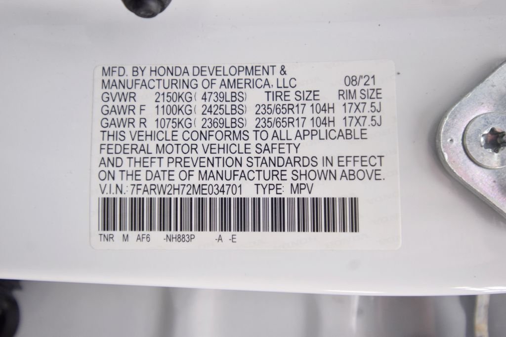 Used 2021 White Honda Special Edition image 21