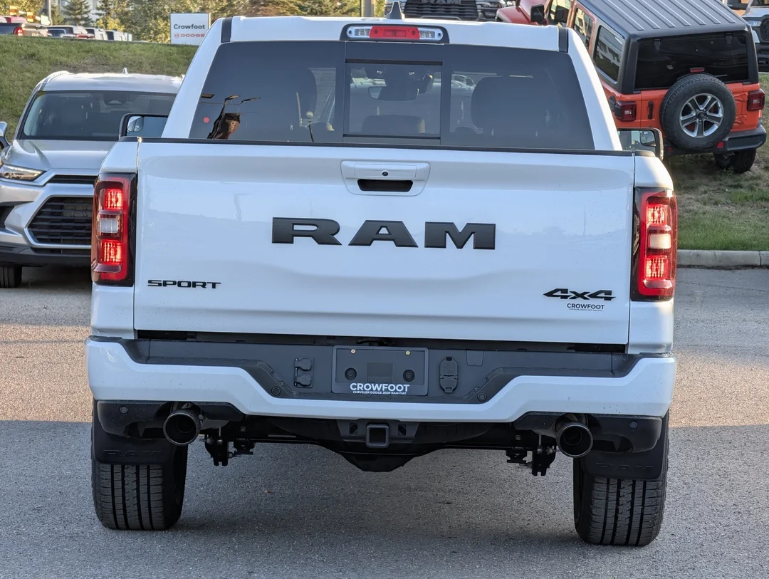 New 2026 White RAM Sport - - 5.7L HEMI eTorque - Trailer Brake Ctrl - 3.92 Rear Axle - All-Weather Mats & More! image 7