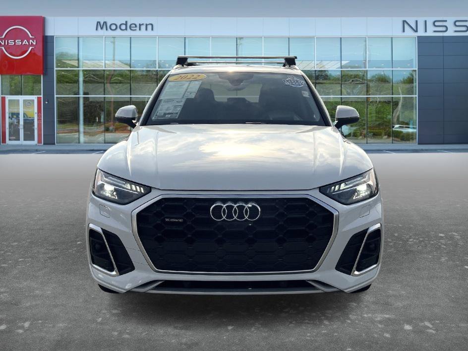 Used 2022 Glacier White Metallic Audi S line Prestige image 2