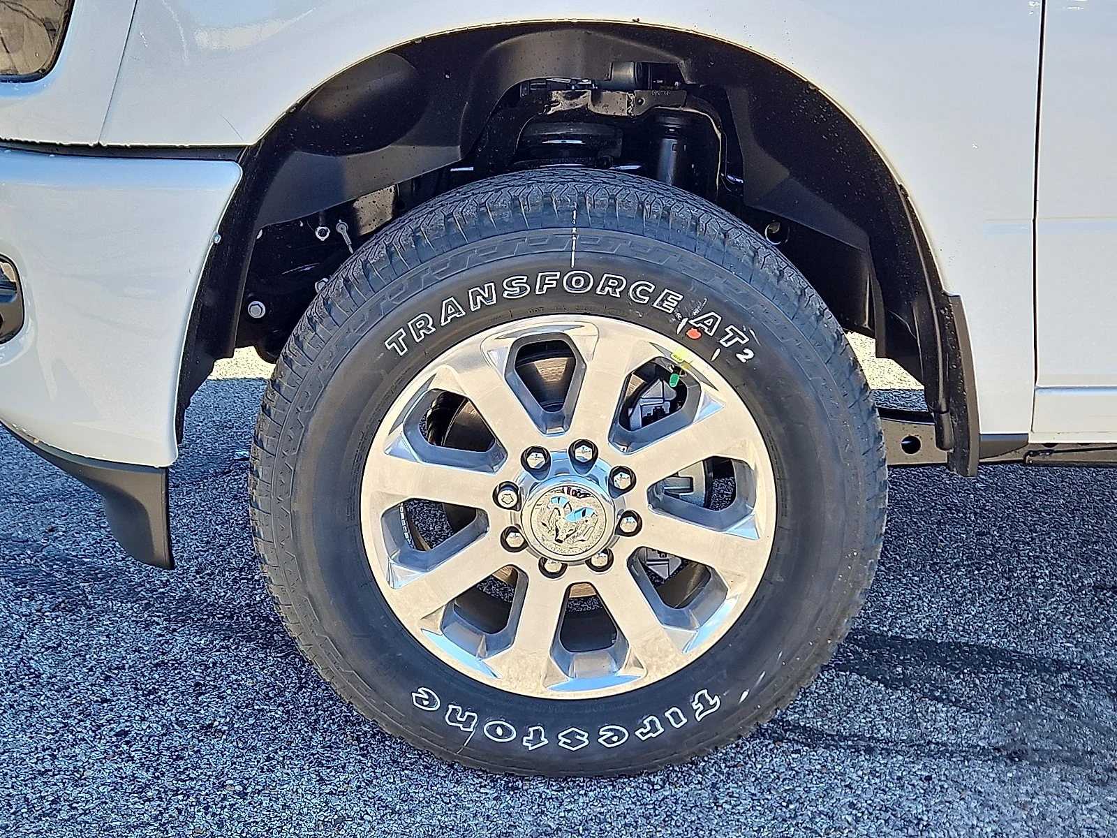 New 2026 Bright White Ram LARAMIE CREW CAB 4X4 6