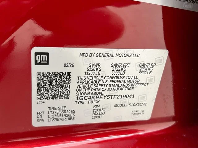 Certified Used 2026 Red Chevrolet LTZ image 44