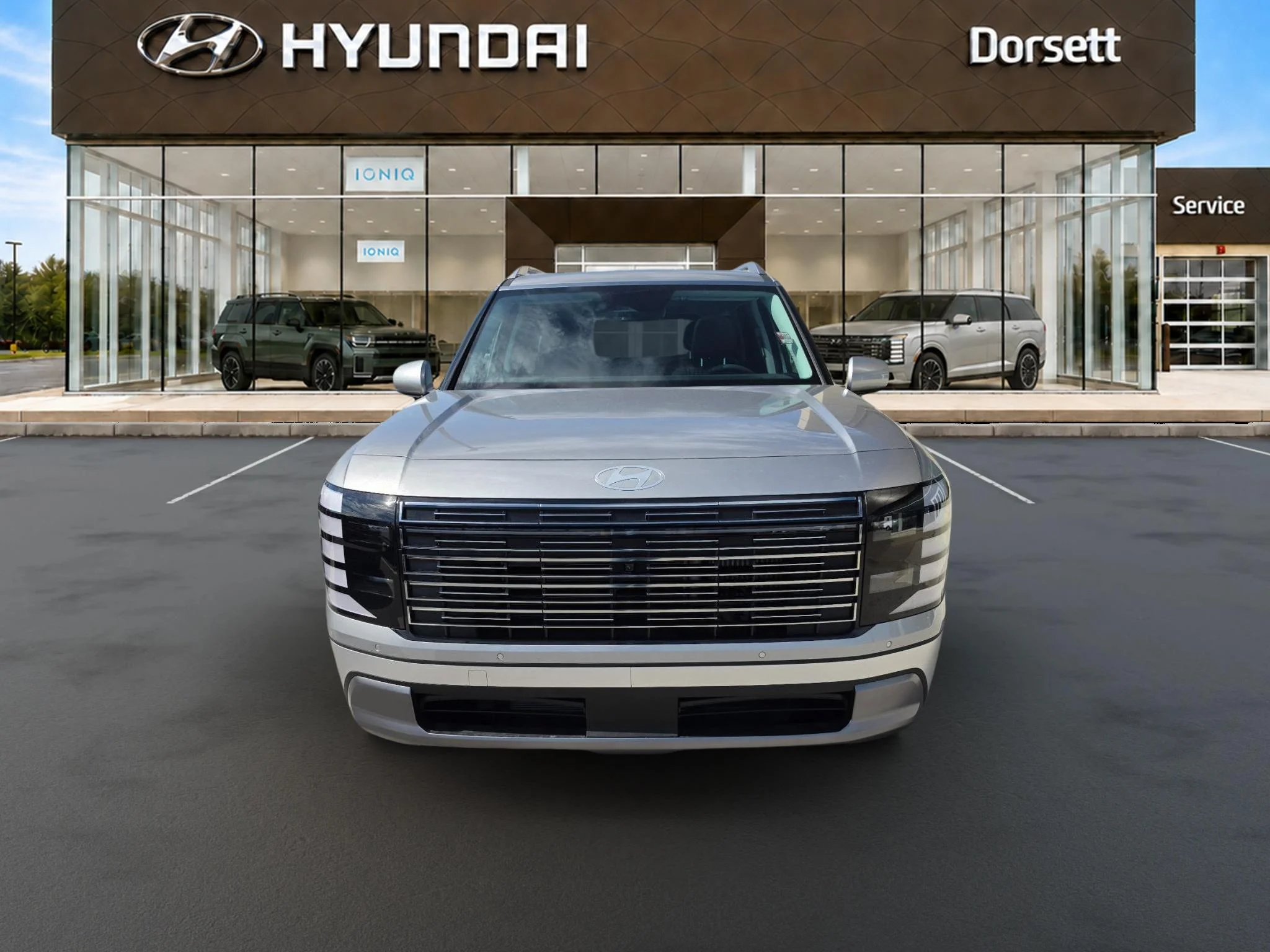New 2027 Shimmering Silver Hyundai SEL Premium 7P image 9
