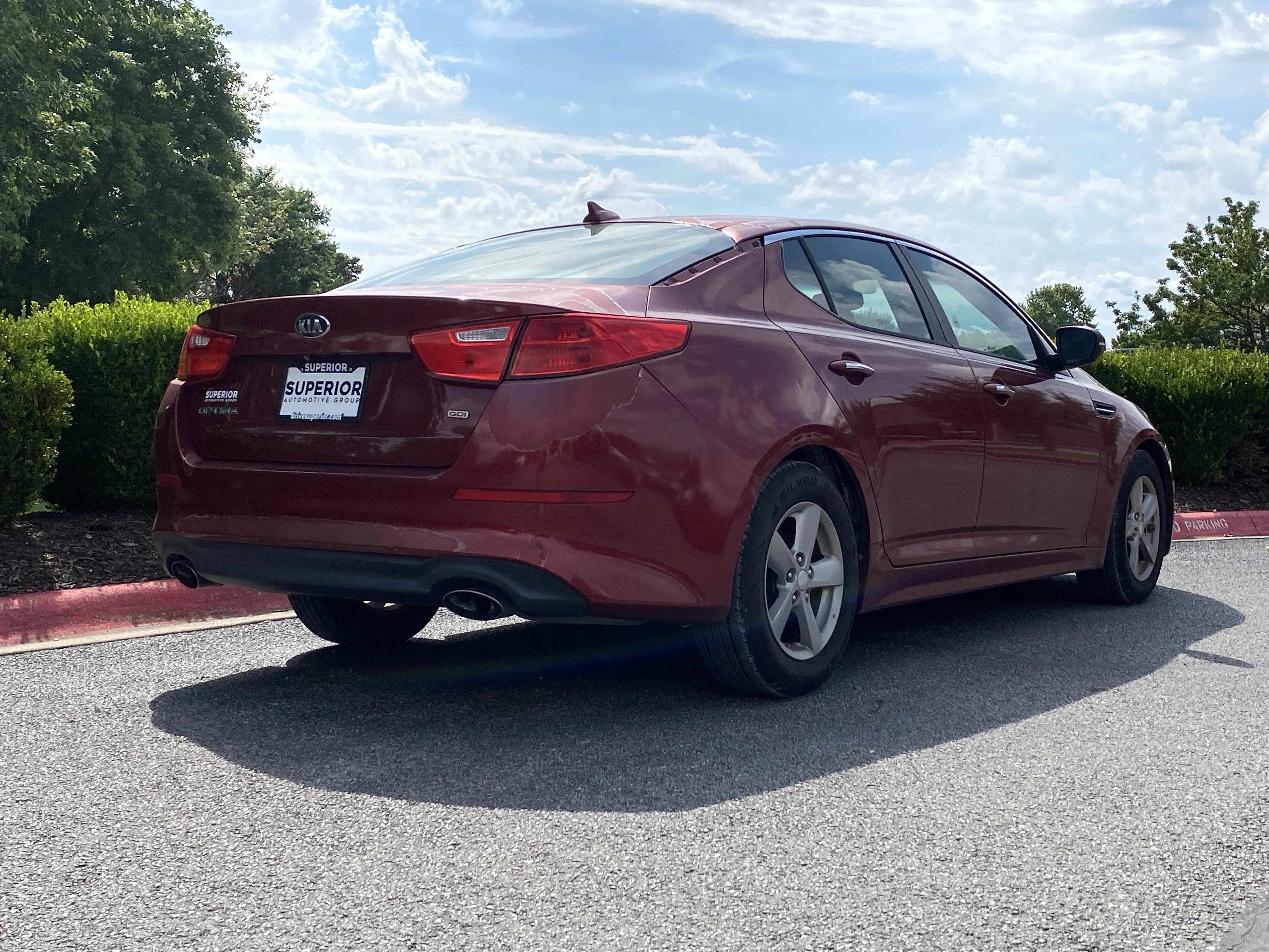 Used 2014 Remington Red Metallic Kia LX image 3