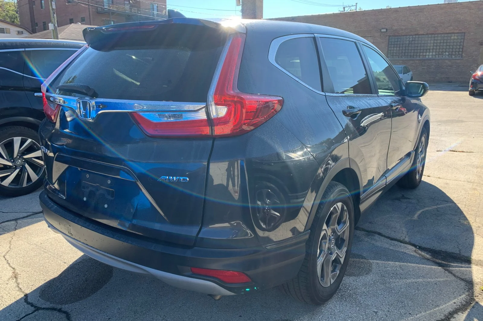 Certified Used 2017 Modern Steel Metallic Honda EX image 2