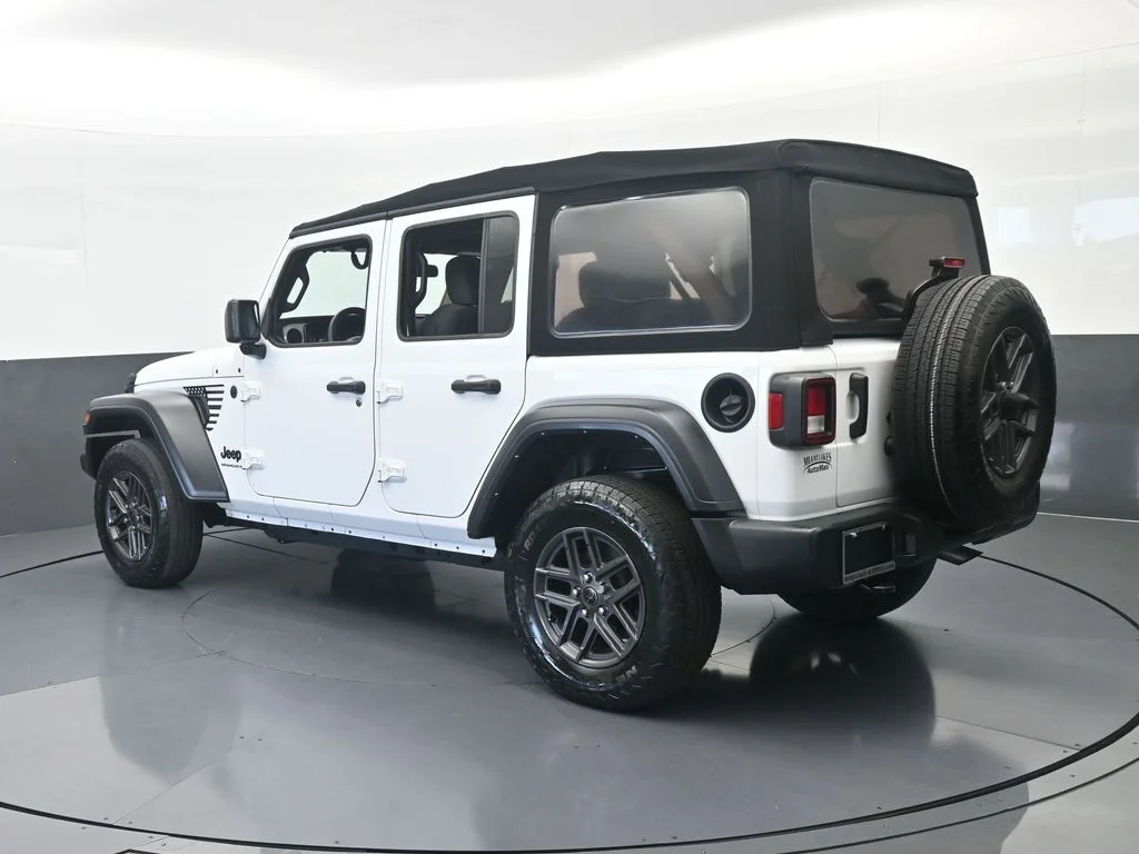 Used 2024 Bright White Clearcoat Jeep Sport S image 4