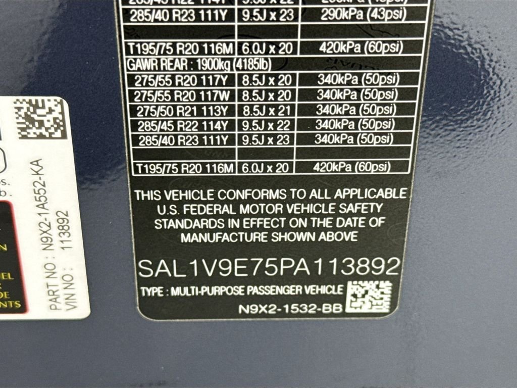 Certified Used 2023 Varesine Blue Metallic Land Rover First Edition image 34