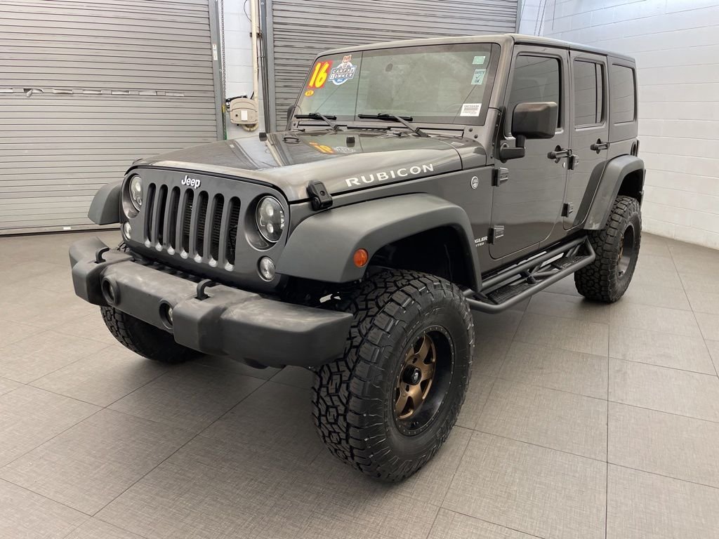 Used 2016 Gray Jeep Unlimited Rubicon image 3