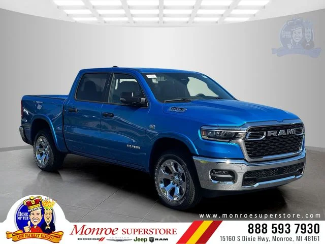 New 2026 Hydro Blue Pearl-Coat Exterior Paint RAM BIG HORN image 1