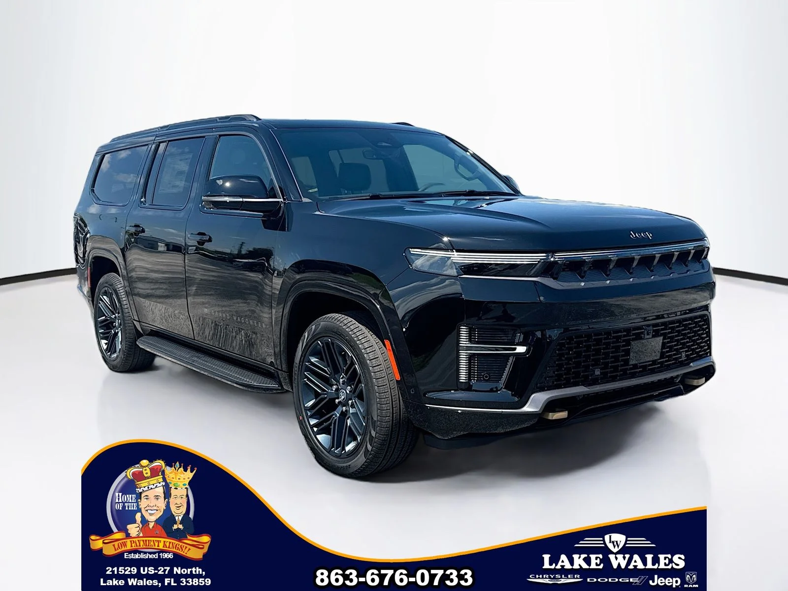 New 2026 High Gloss Black Exterior Paint Jeep Grand Wagoneer image 1