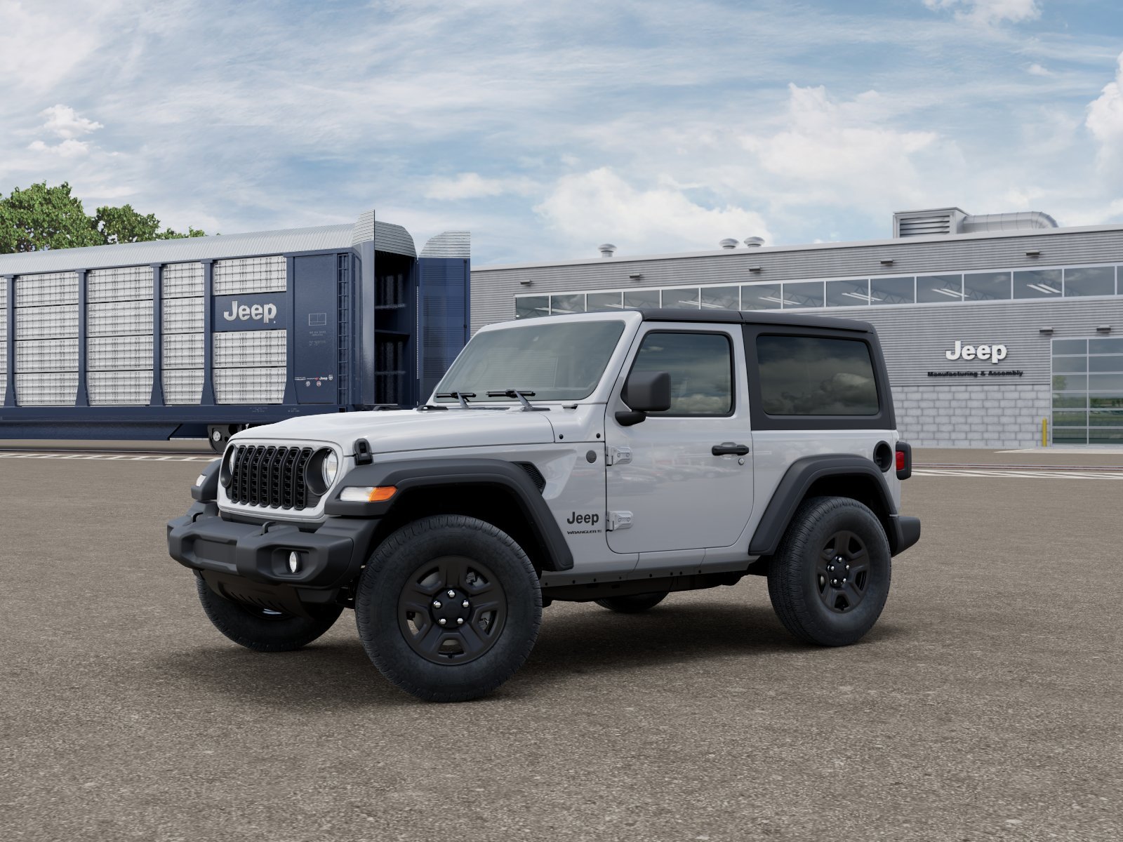 New 2026 Bright White Clear-Coat Exterior Paint Jeep Sport image 27