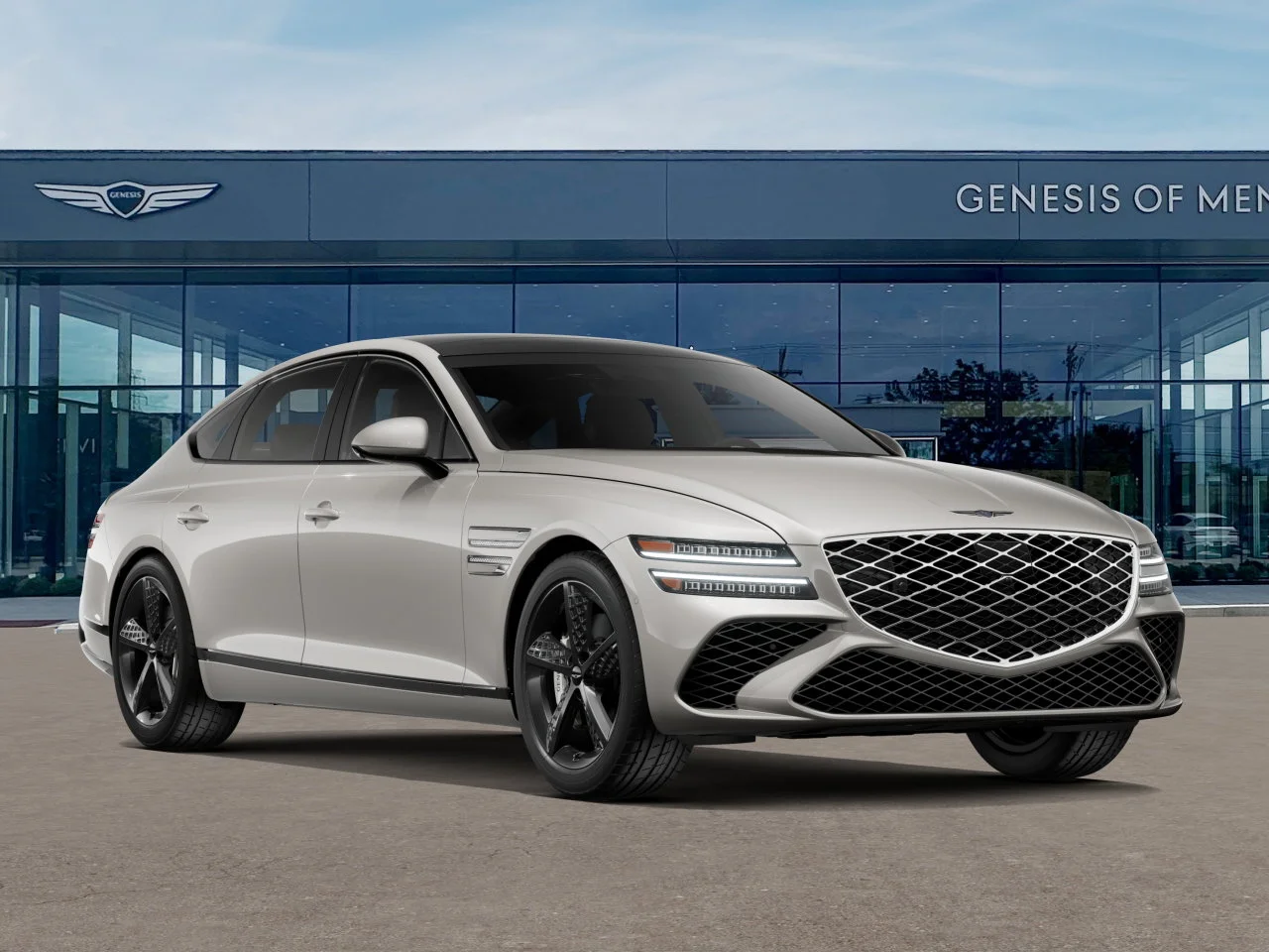 New 2027 Vatna Gray Pearl Genesis 3.5T Sport Prestige image 2