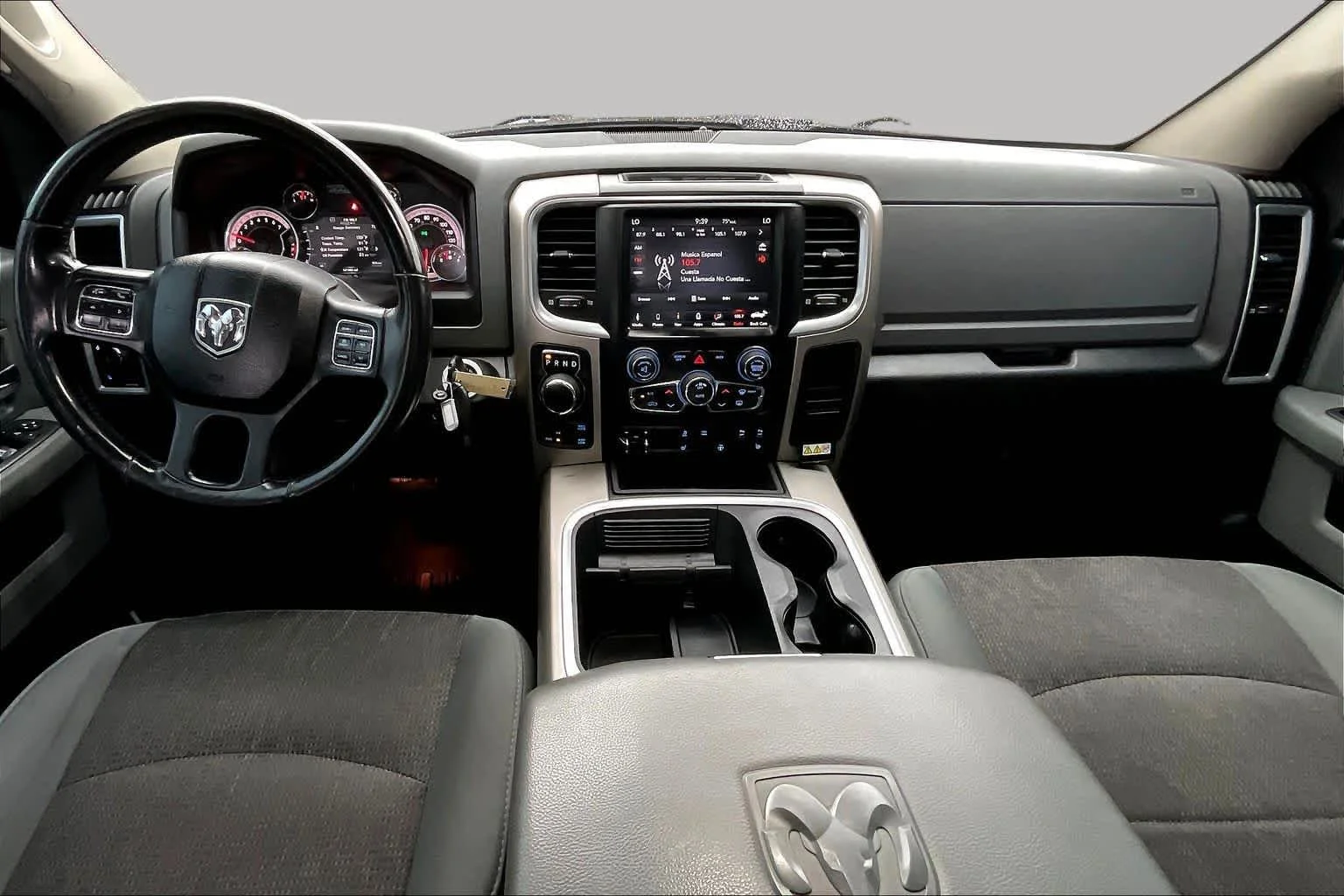 Used 2018 Granite Crystal Metallic Clearcoat Ram SLT image 14