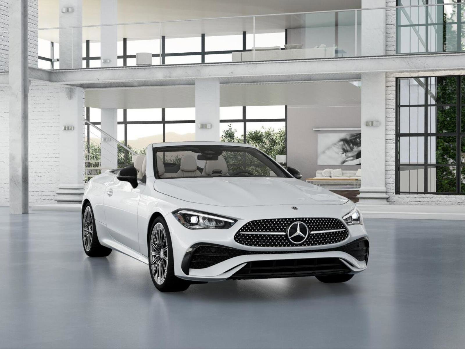 New 2026 MANUFAKTUR Moonlight White Metallic Mercedes-Benz CLE 450 image 9