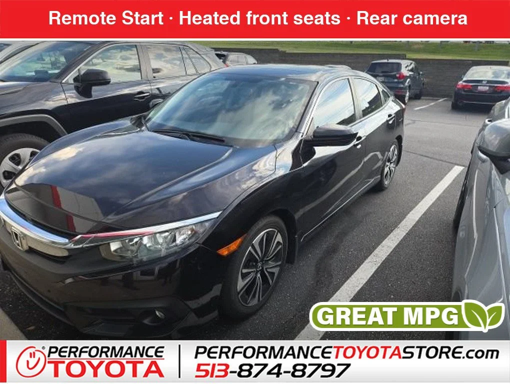 Used 2018 Crystal Black Pearl Honda EX-L image 1