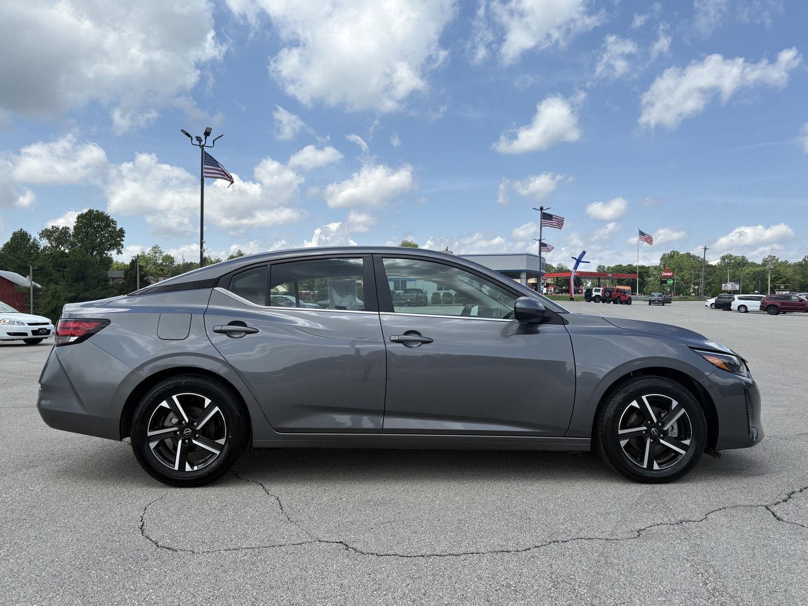 Used 2025 Atlantic Gray Metallic Nissan SV image 4