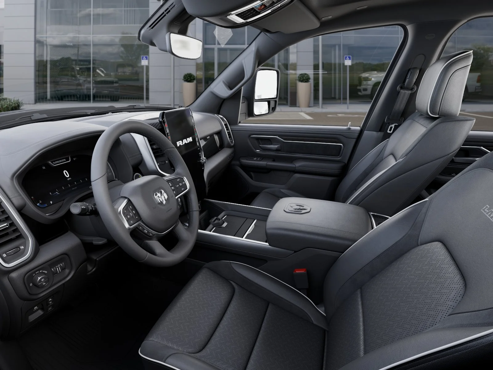 New 2026 Diamond Black Crystal Pearl-Coat Exterior Paint RAM Laramie image 49