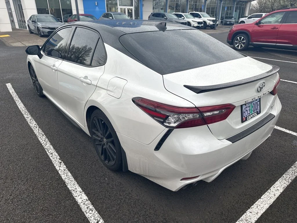 Used 2021 Wind Chill Pearl/Midnight Black Metallic Toyota XSE image 4