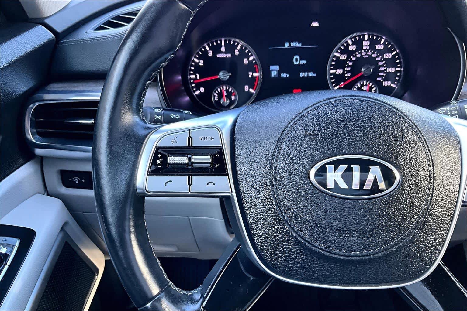 Used 2021 Glacial White Pearl Kia EX image 24