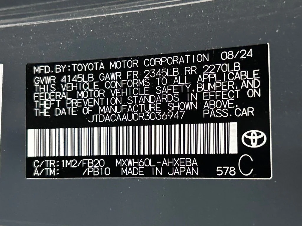 Used 2024 Gray Toyota LE image 22