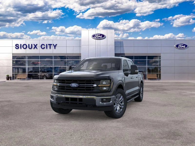 New 2025 Agate Black Metallic Ford XLT image 2