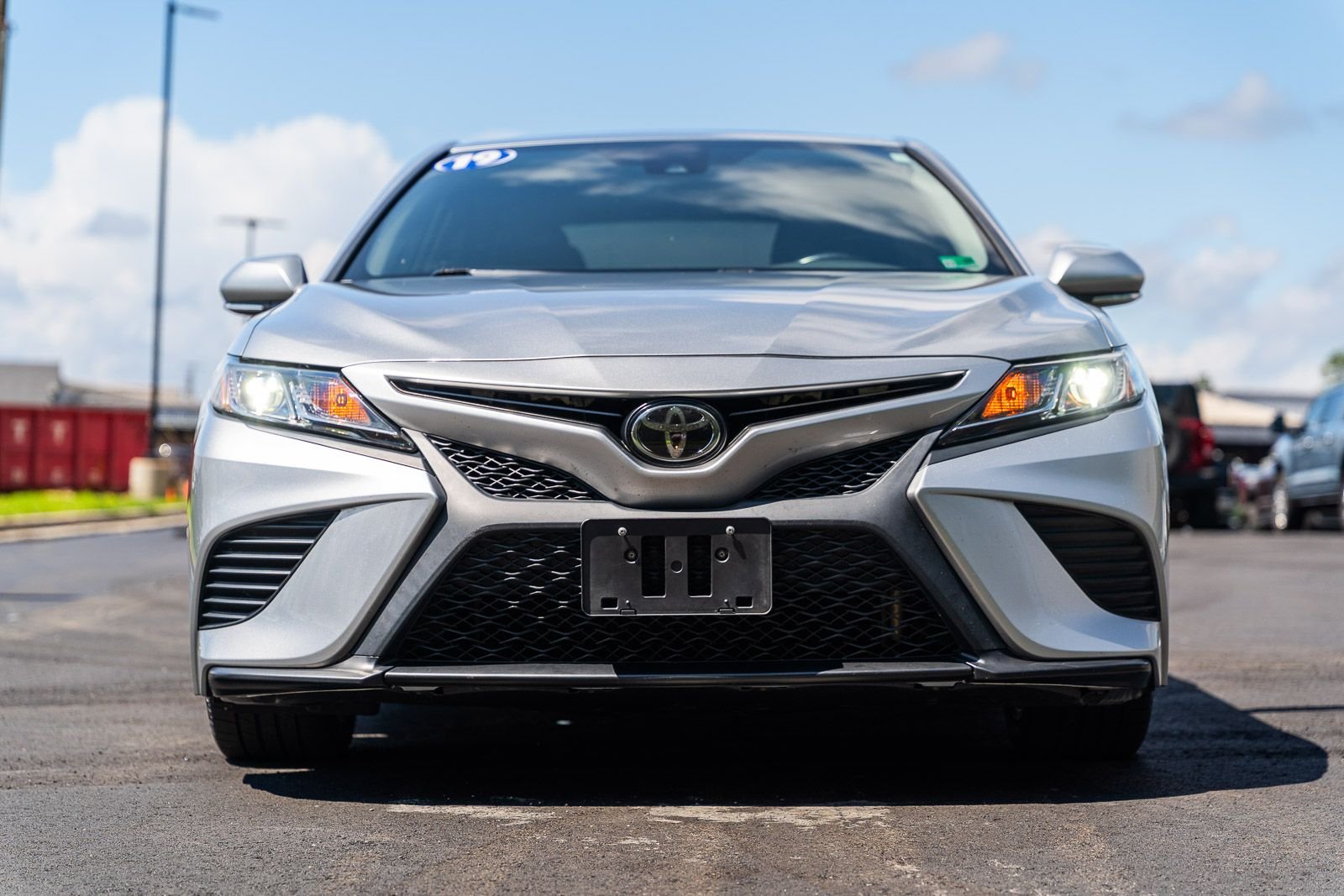 Certified Used 2019 Silver Toyota SE image 2