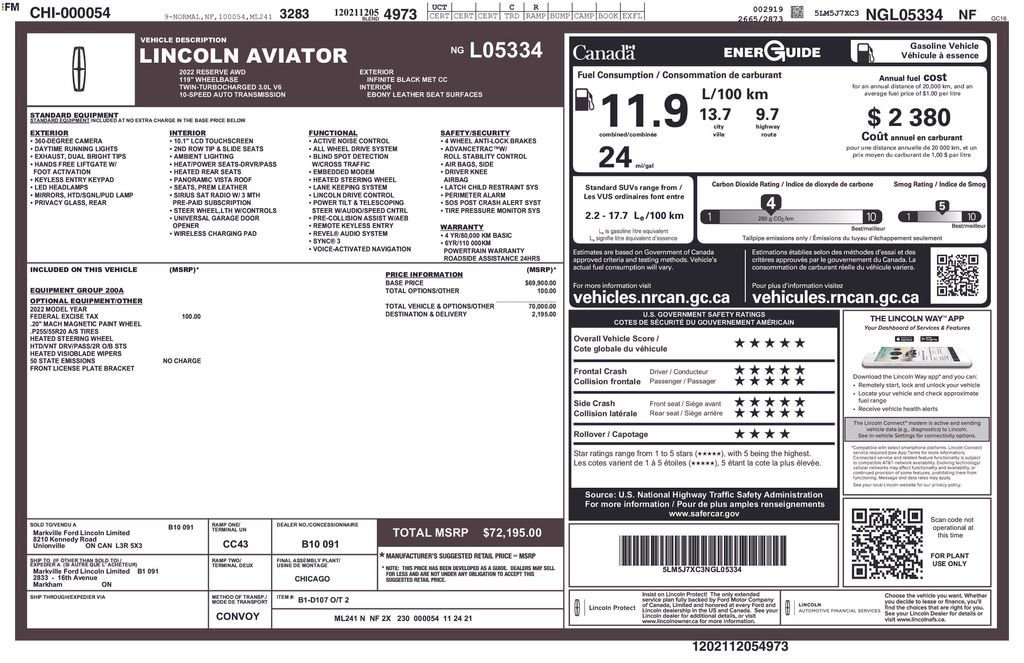 2022 Lincoln Aviator Reserve - Photo 35