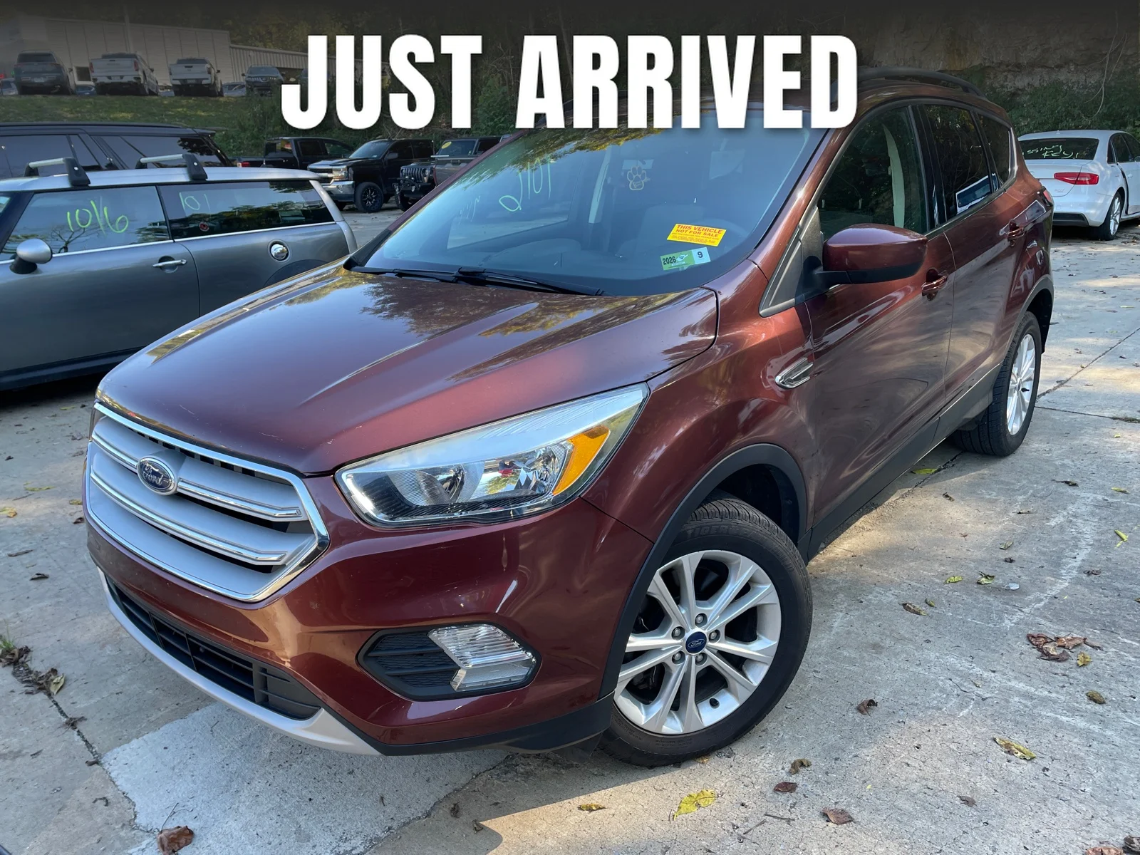 Used 2018 Cinnamon Glaze Metallic Ford SE image 1