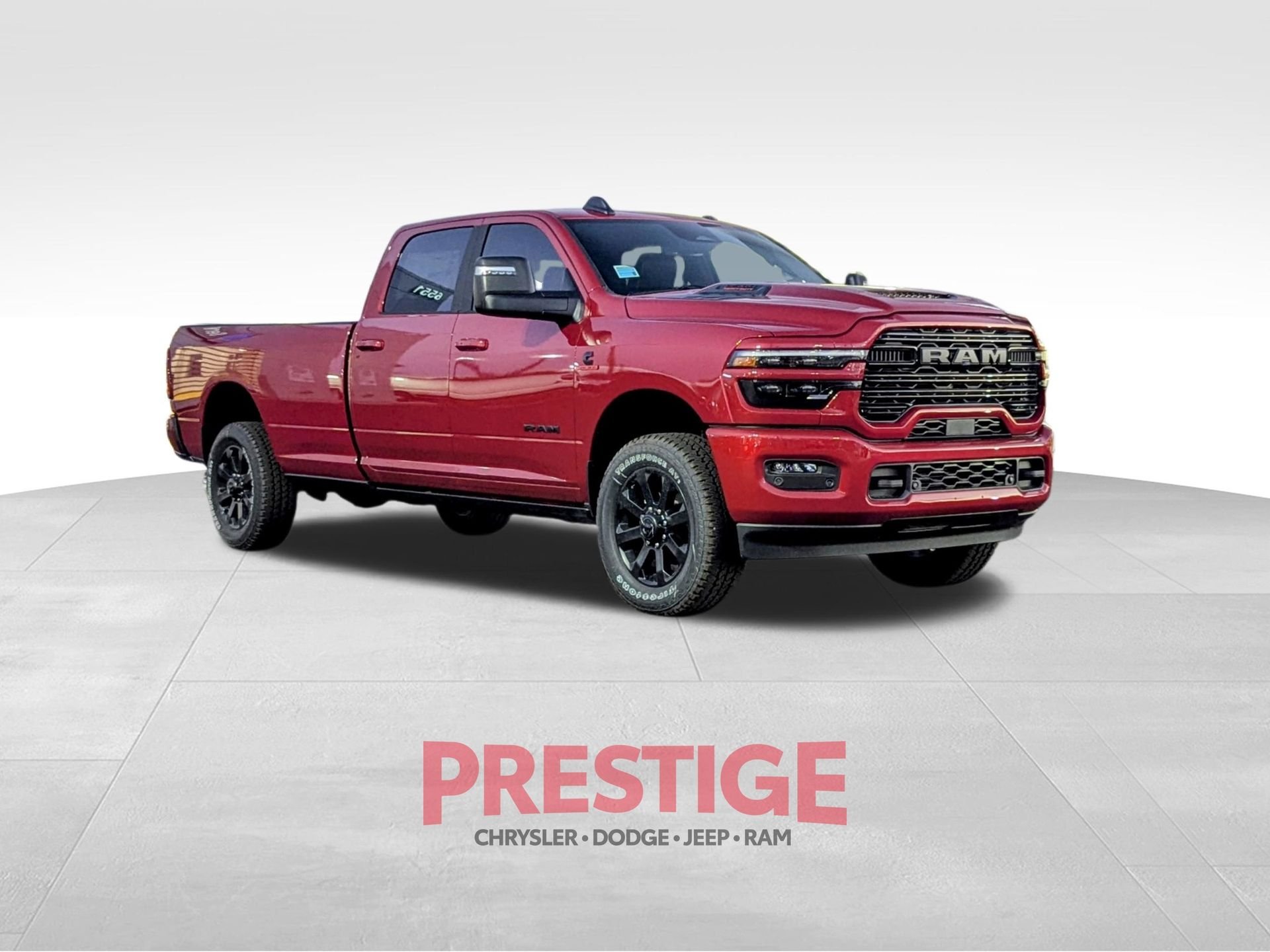 New 2026 Molten Red Pearl-Coat Exterior Paint RAM Laramie image 3