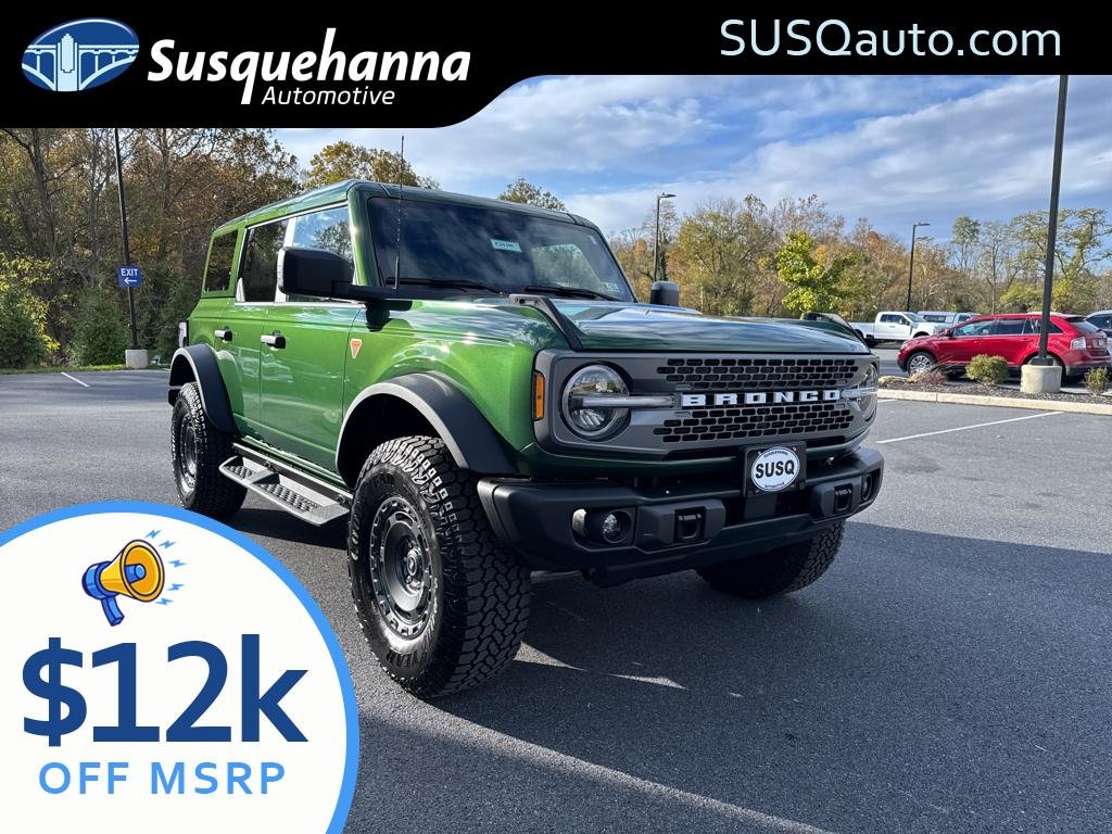 Eruption Green Metallic 2025 Ford Bronco SUV / Crossover Four-Wheel Drive Automatic