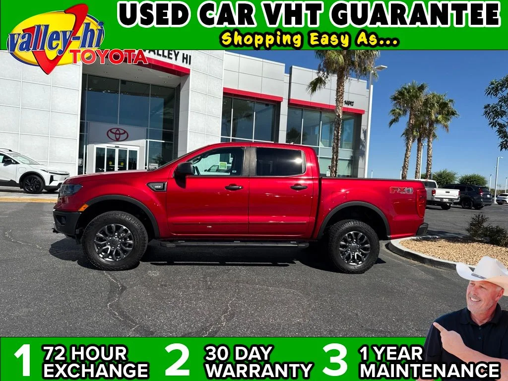 Used 2021 Red Ford XLT image 1
