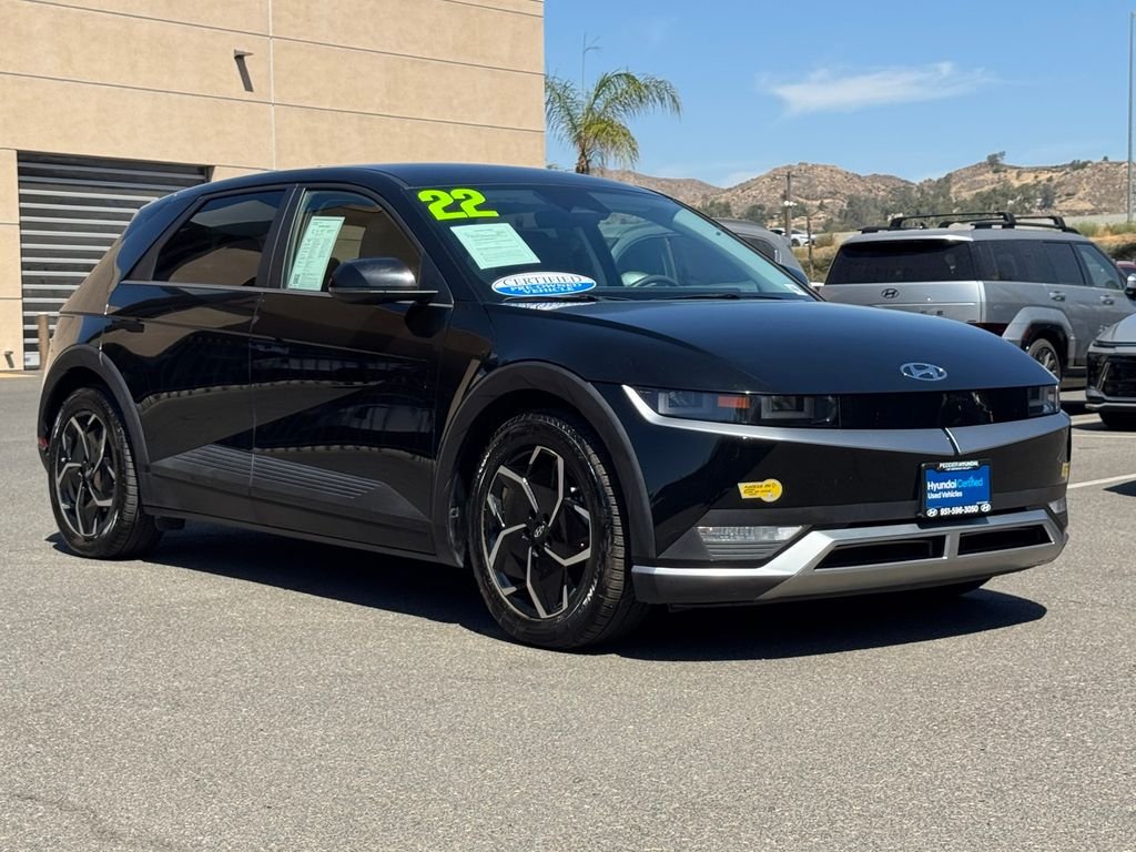 Certified 2022 Hyundai IONIQ 5 SE with VIN KM8KM4AE7NU068161 for sale in Moreno Valley, CA