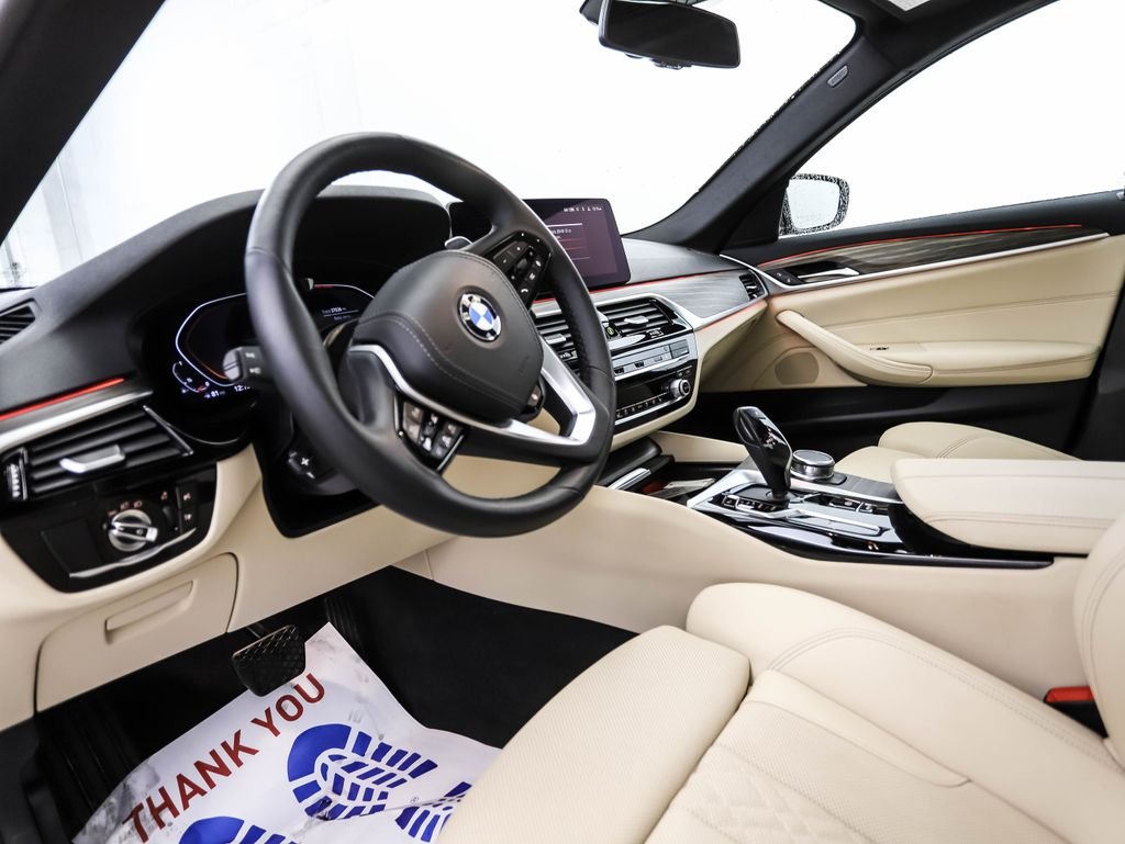 Certified Used 2023 Red Metallic BMW 530i xDrive image 10
