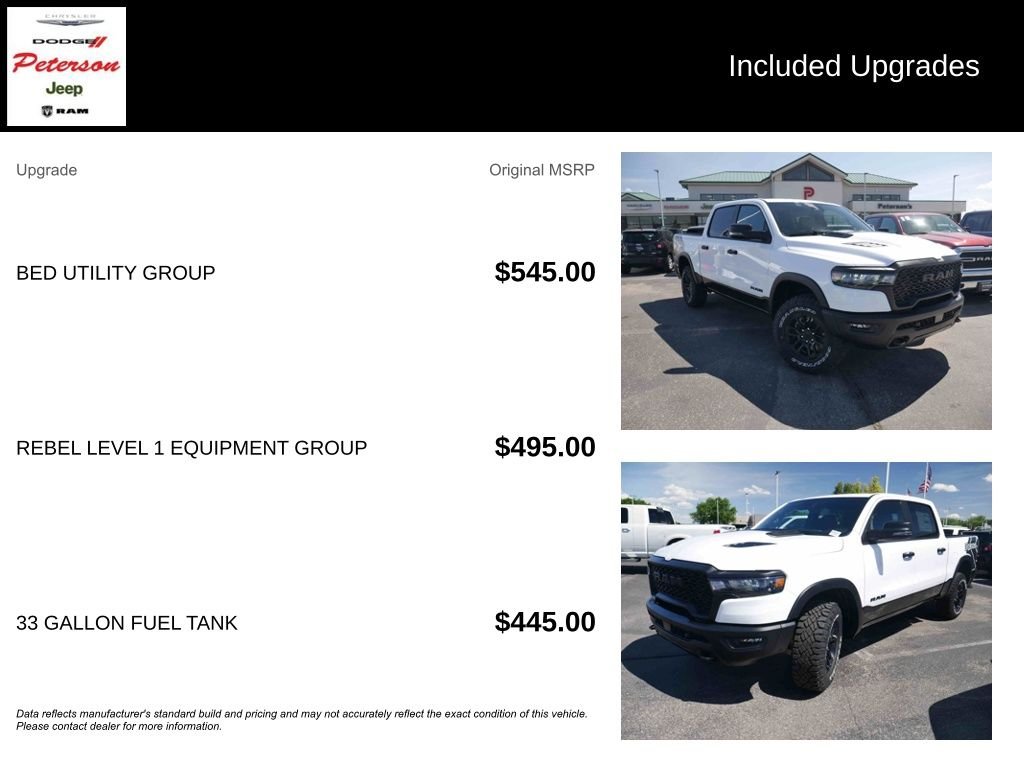 New 2026 Bright White Clear-Coat Exterior Paint RAM REBEL image 13