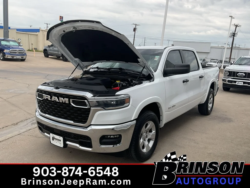 Used 2025 Bright White Clearcoat Ram Big Horn image 12