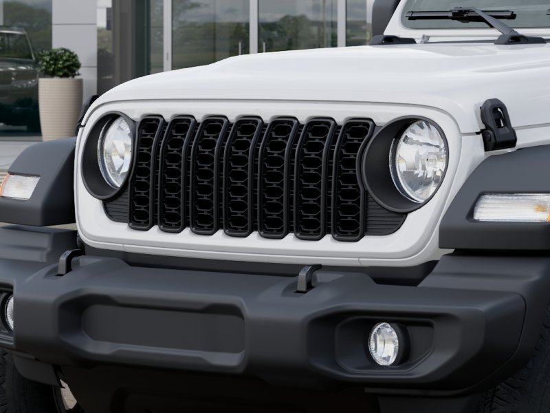 New 2026 Bright White Clear-Coat Exterior Paint Jeep Sport 4-Door image 37