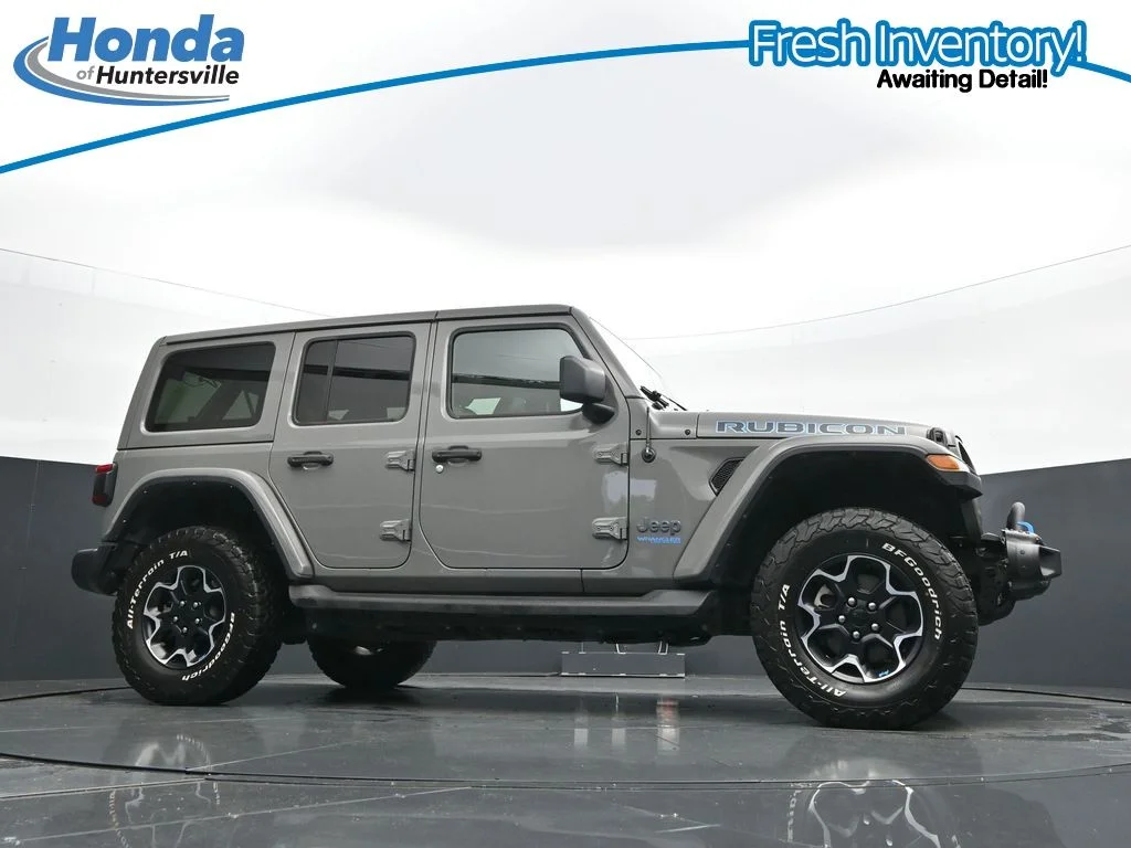 Used 2022 Gray Clearcoat Jeep Unlimited Rubicon 4xe image 40
