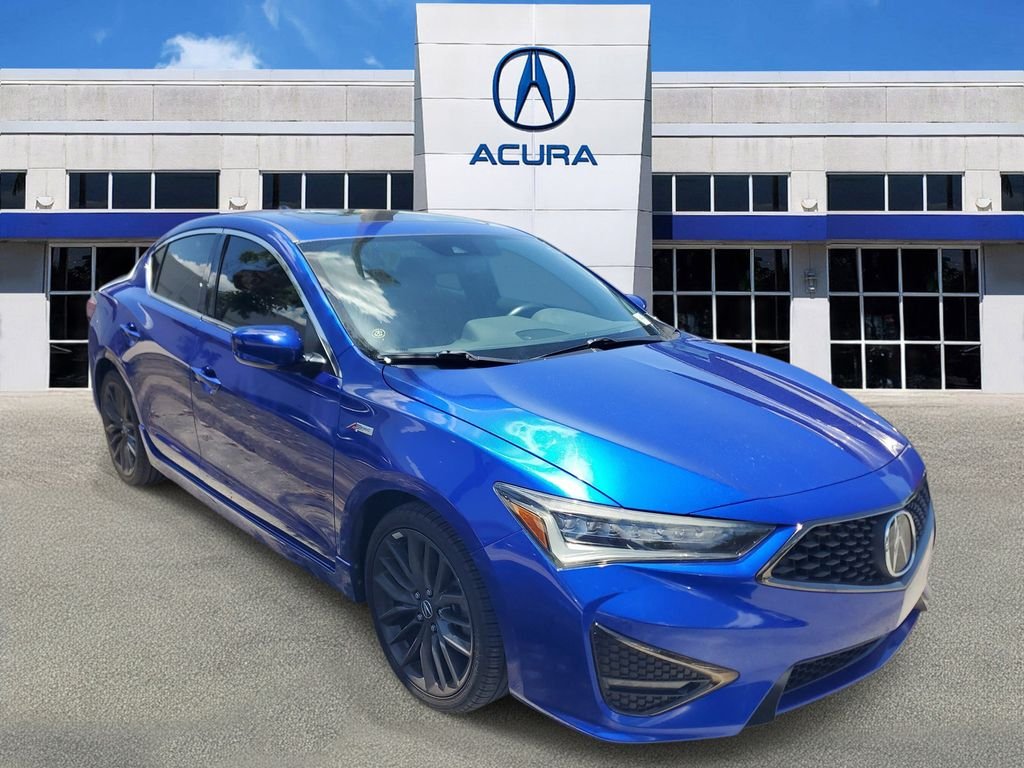 Used 2021 Blue Acura Premium and A-SPEC Packages image 1