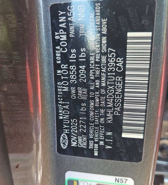 Certified Used 2026 Amazon Gray Hyundai SEL Sport image 15