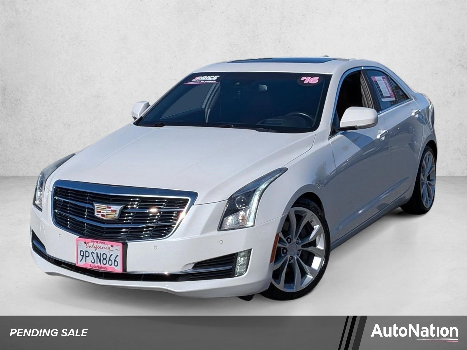 Used 2016 Crystal White Tricoat Cadillac Premium Collection RWD image 1