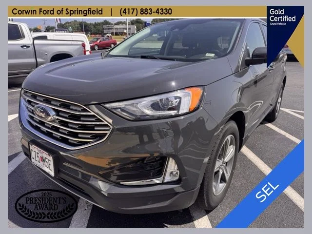 Used 2021 Lithium Gray Ford SEL image 1
