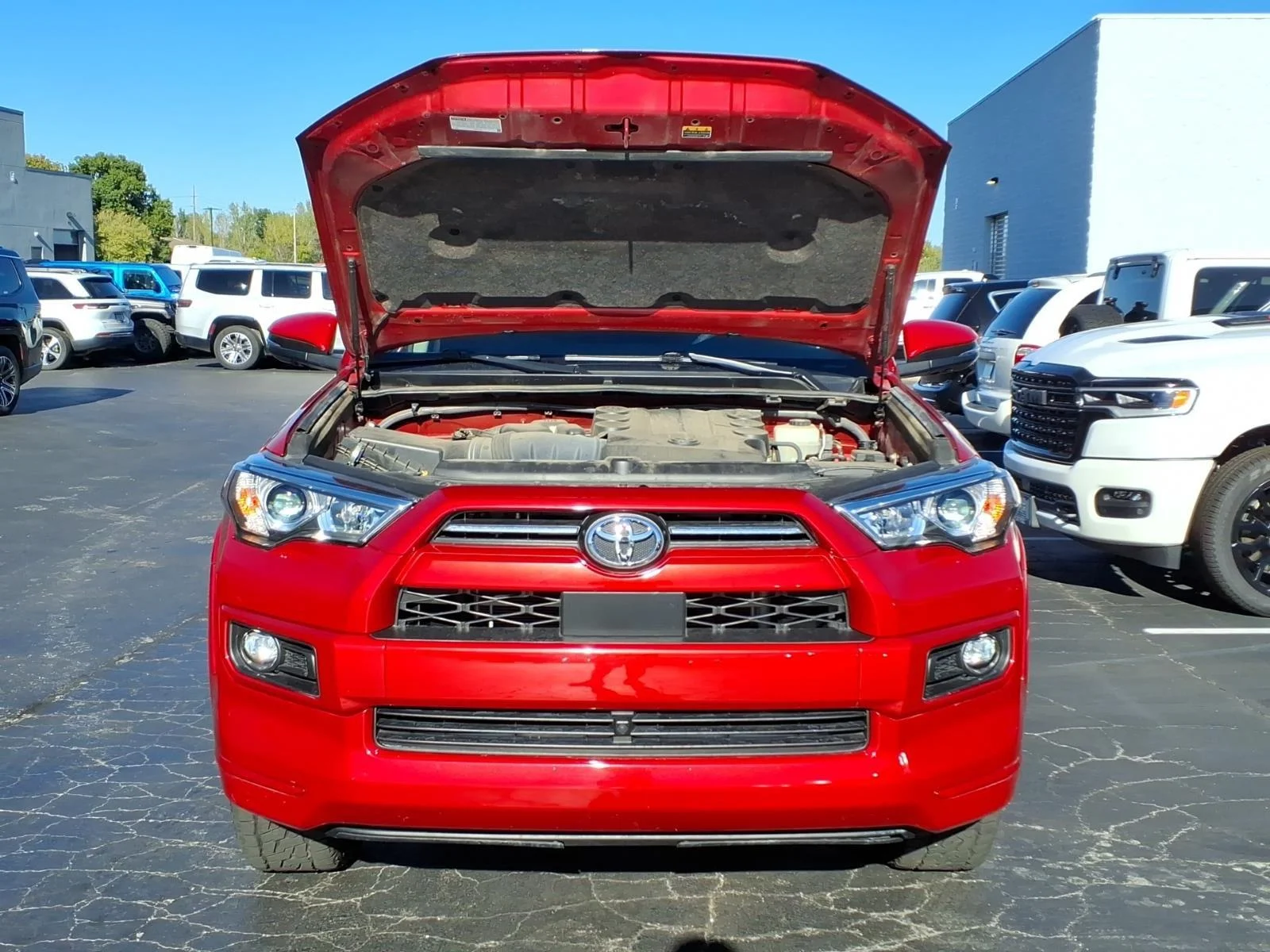 Used 2022 Barcelona Red Metallic Toyota TRD Sport image 31