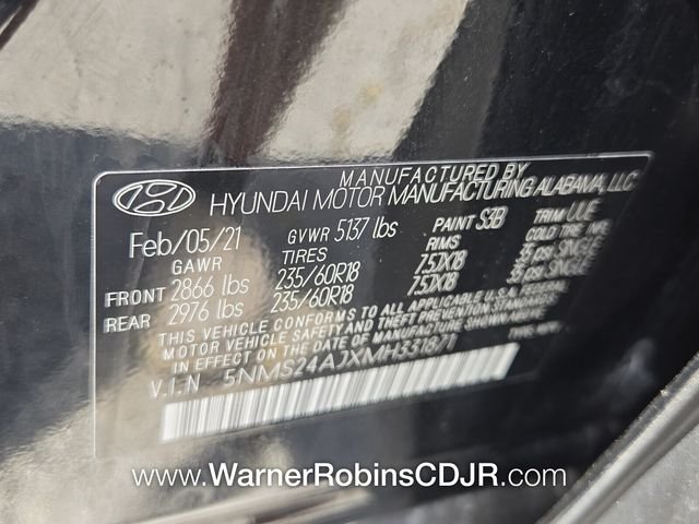 Used 2021 Black Hyundai SEL image 19