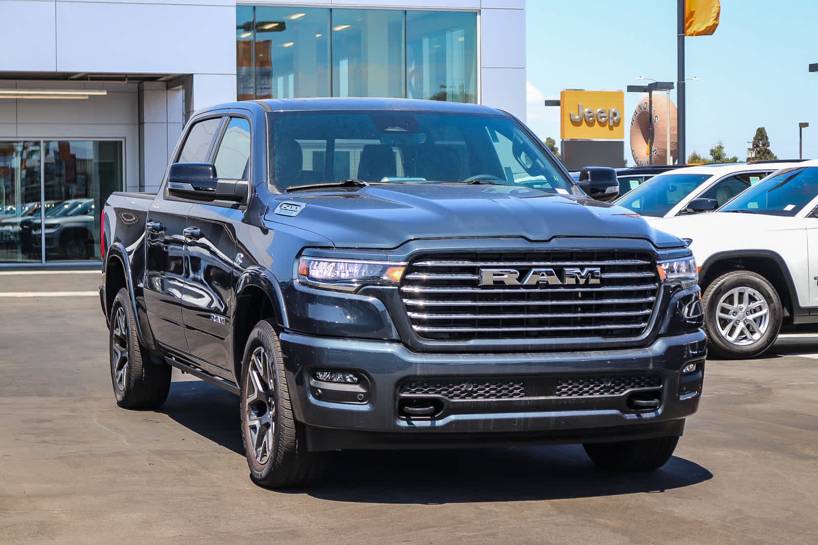 New 2026 Forged Blue Metallic Exterior Paint RAM Laramie image 3