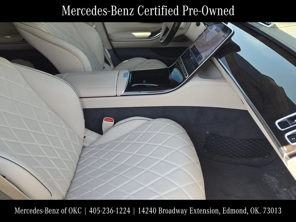Certified Used 2021 Cirrus Silver Metallic Mercedes-Benz S 580 image 12