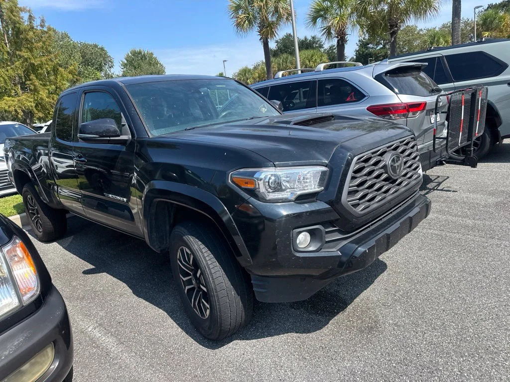 Used 2022 Black Toyota TRD Sport image 2