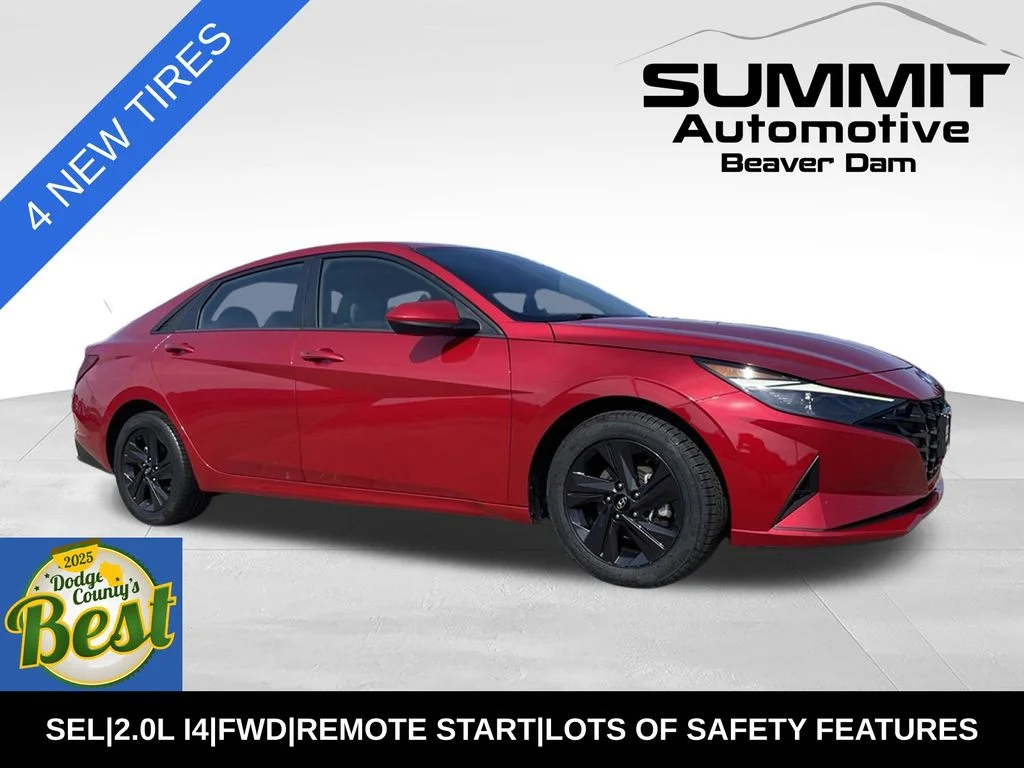 Used 2023 Calypso Red Hyundai SEL image 1