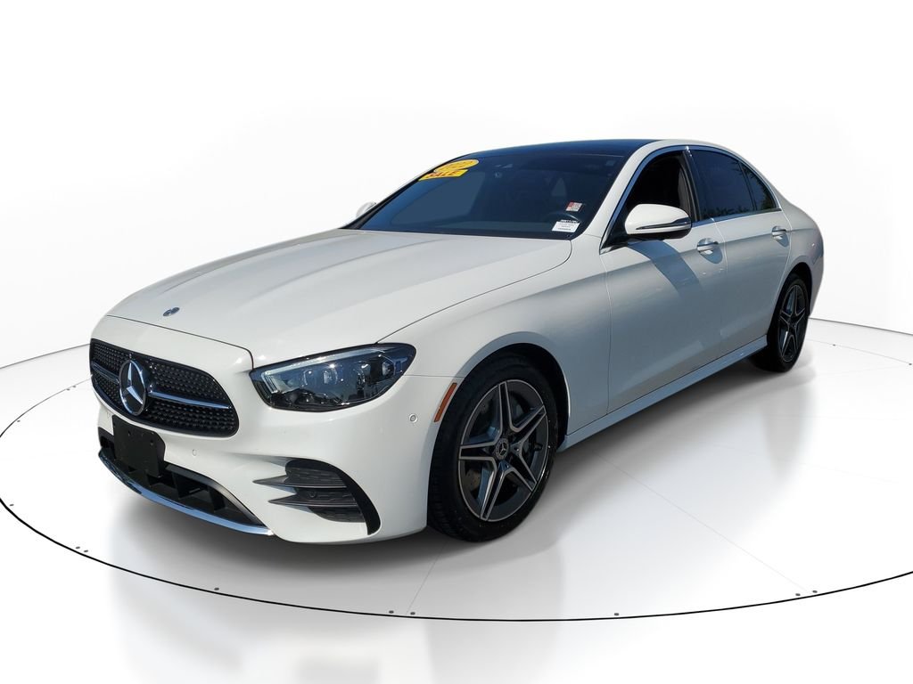 Used 2022 Polar White Mercedes-Benz E350 4MATIC® image 2