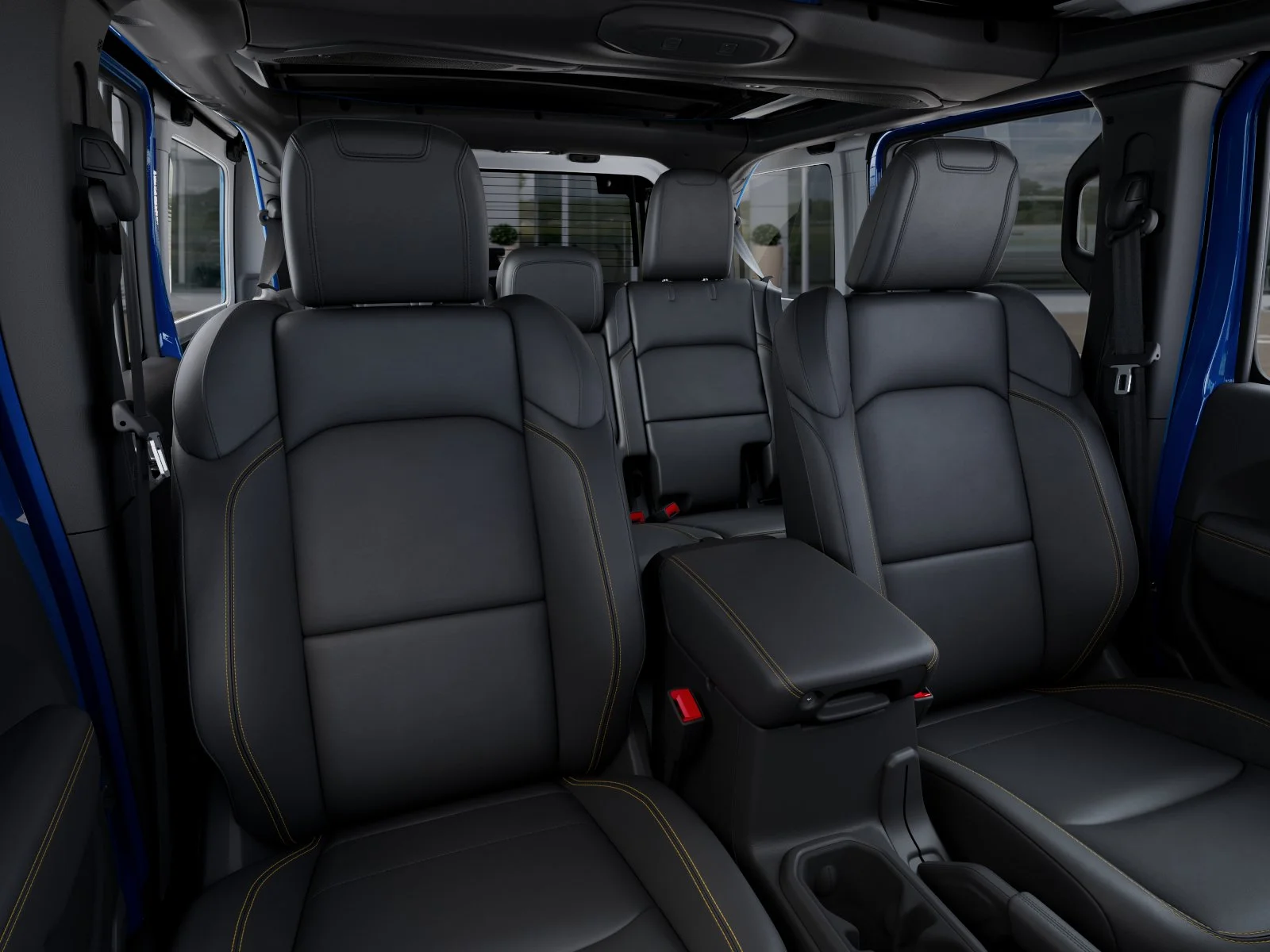 New 2026 Hydro Blue Pearl-Coat Exterior Paint Jeep Sahara image 26