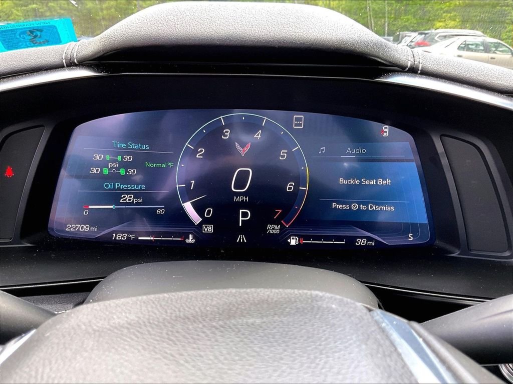 Used 2020 Shadow Gray Metallic Chevrolet Stingray image 23