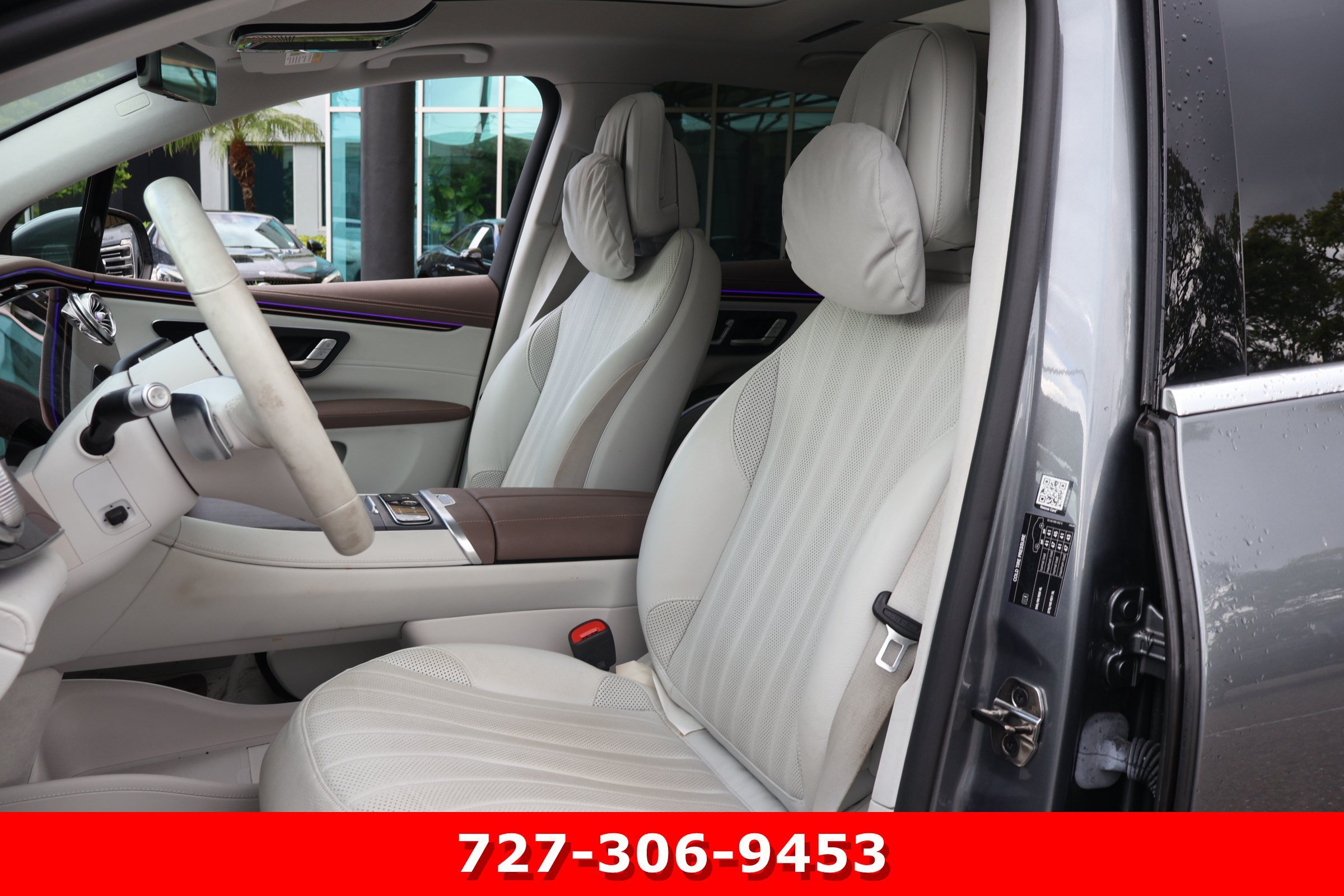 Certified 2024 Mercedes-Benz EQS SUV Base with VIN 4JGDM2DB0RA032804 for sale in Clearwater, FL